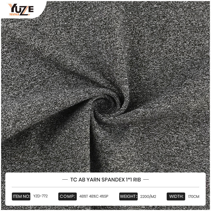 YZD-772 TC AB GARN SPANDEX 1*1 RJB