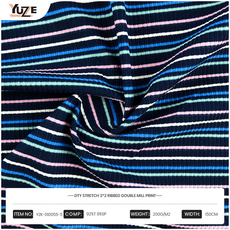 YZK-010055-5 DTY 3*2 RIB 2-sidor borsttryck