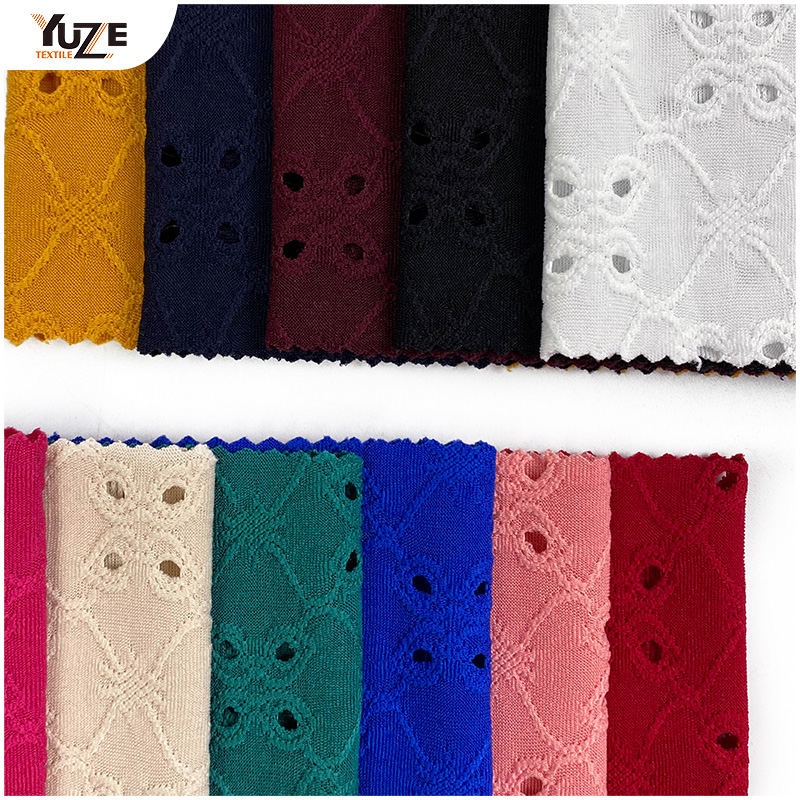 YZK-030030 Dty Spandex Jacq med hål