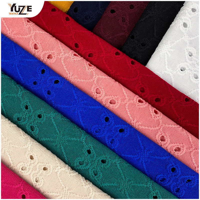 YZK-030030 Dty Spandex Jacq med hål