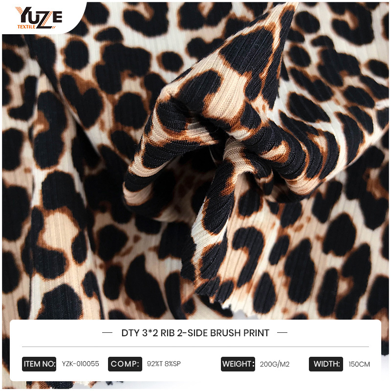 YZK-010055 DTY 3*2 RIB 2-sidor borsttryck