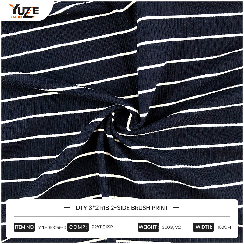 YZK-010055-9 DTY 3*2 RIB 2-sidor borsttryck