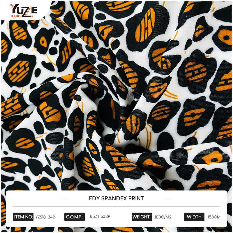 YZS18-242 FDY spandex tryck