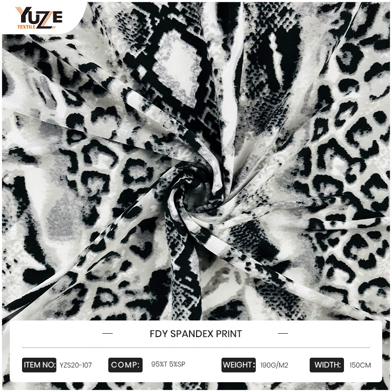 YZS20-107 FDY spandex tryck