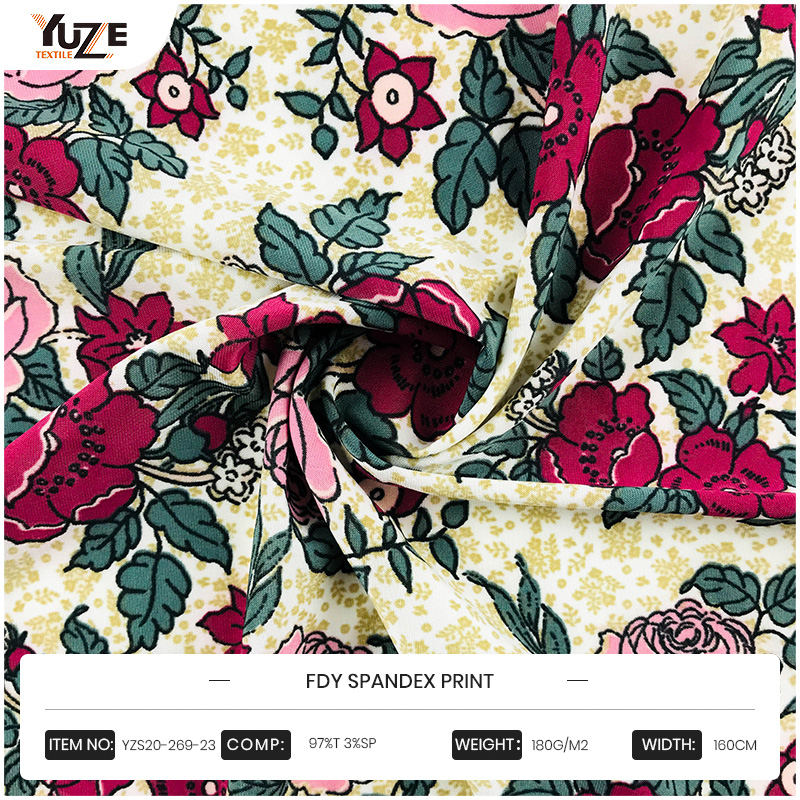 YZS20-269-23 FDY spandex tryck YZS20-269-23 FDY spandex tryck