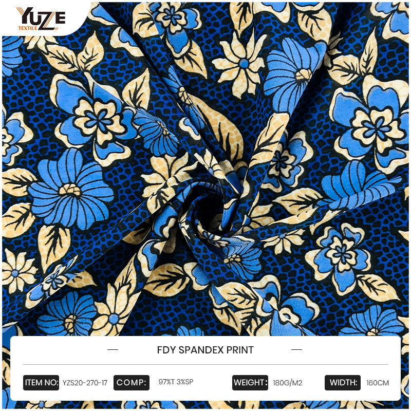 YZS20-270-17 FDY spandex tryck YZS20-270-17 FDY spandex tryck