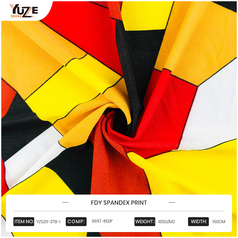 YZS20-378-1 FDY spandex tryck
