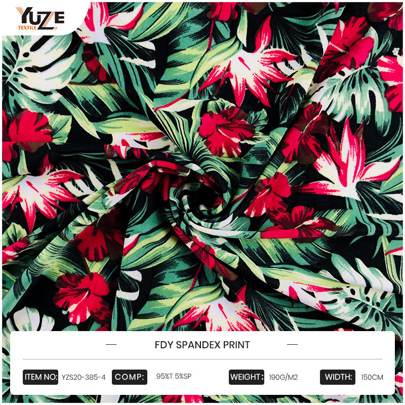 YZS20-385-4 FDY spandex tryck