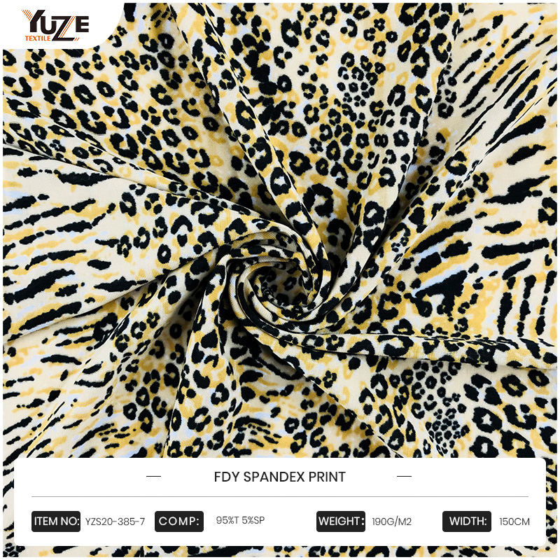 YZS20-385-7 FDY spandex tryck