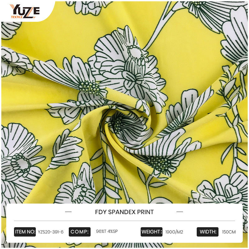 YZS20-391-6 FDY spandex tryck