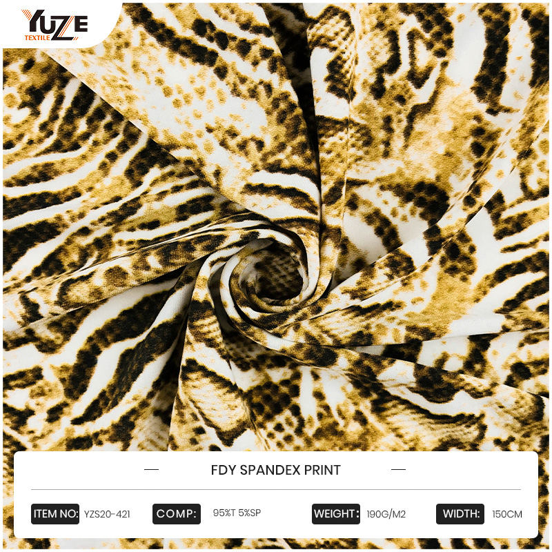 YZS20-421 FDY spandex tryck