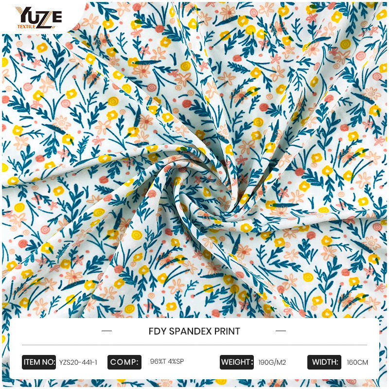 YZS20-441-1 FDY spandex tryck