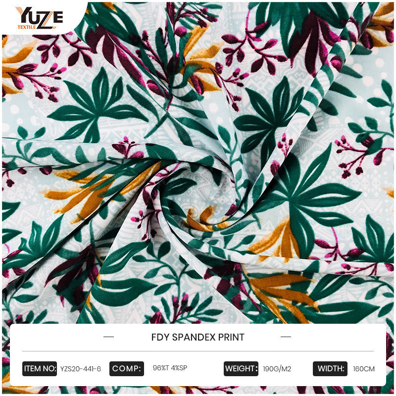 YZS20-441-6 FDY spandex tryck