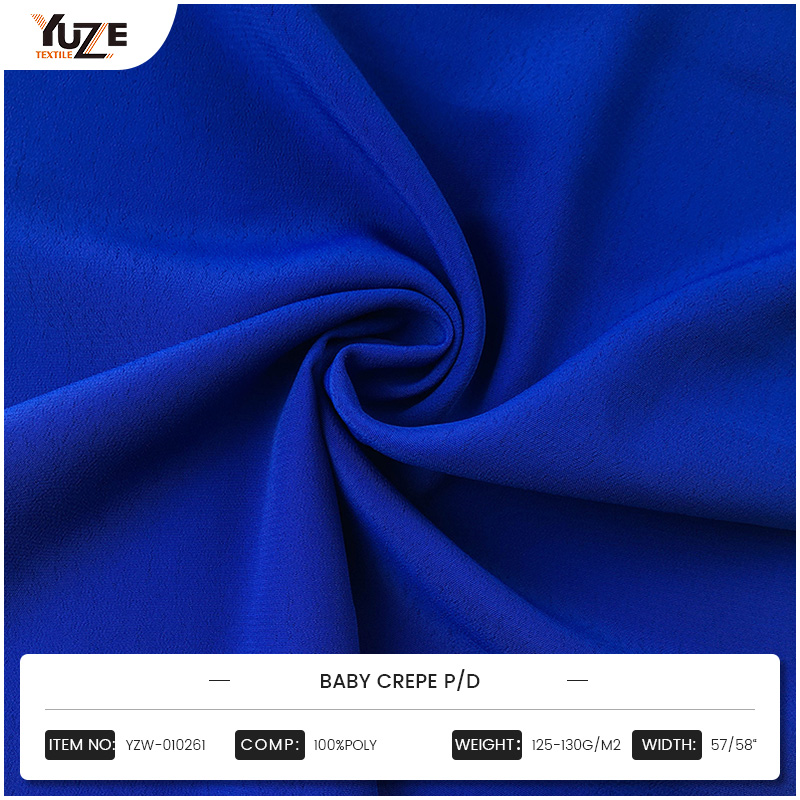 YZW-010261 Baby Crepe P/D YZW-010261 Baby Crepe P/D