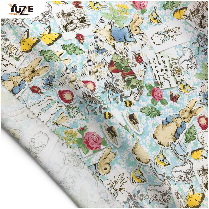 YZW-020612-10 Rayon Poplin Digital Print