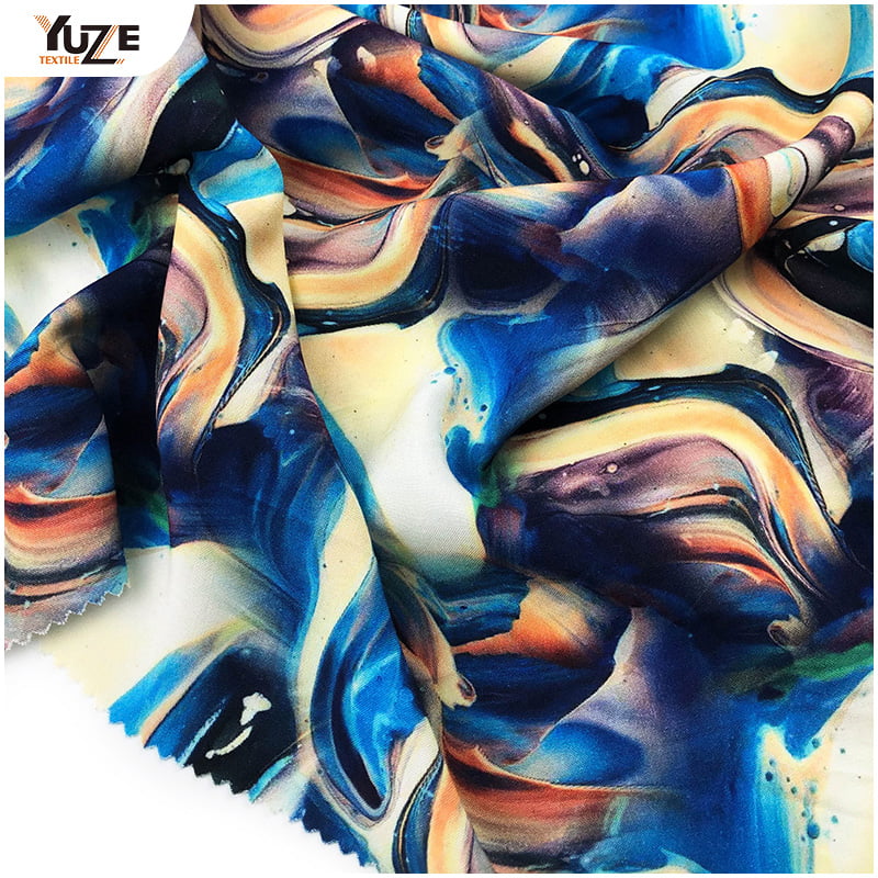 YZW-020612-21 Rayon Poplin Digital Print