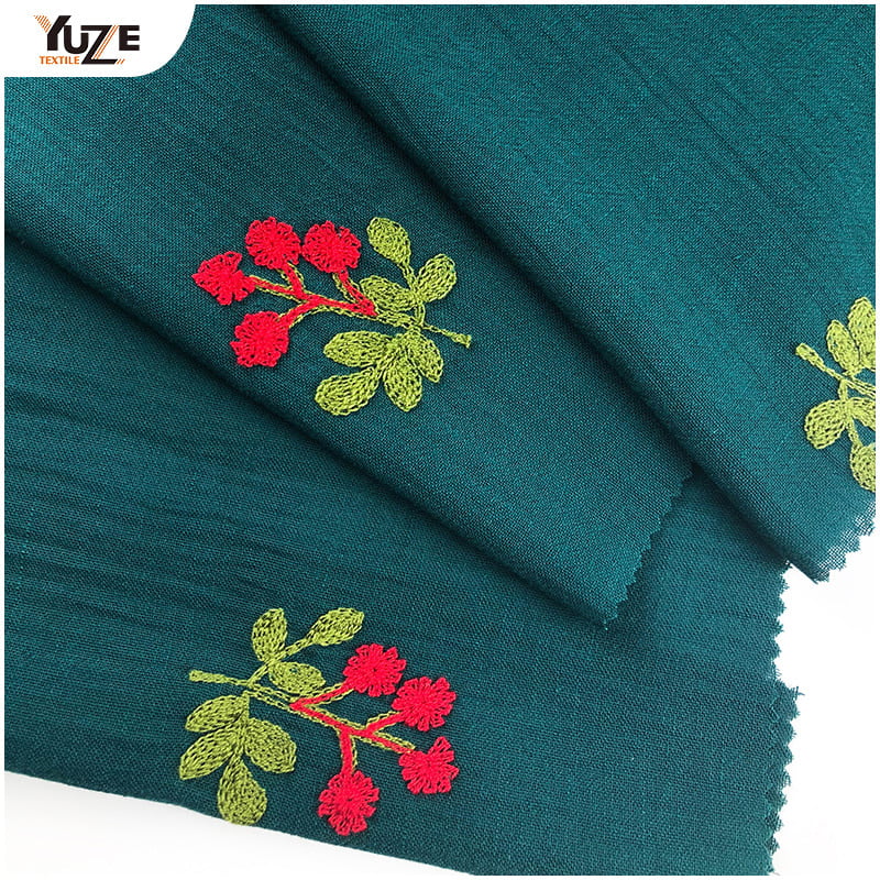 YZW-030066 Gentle Linen Air Jet broderi