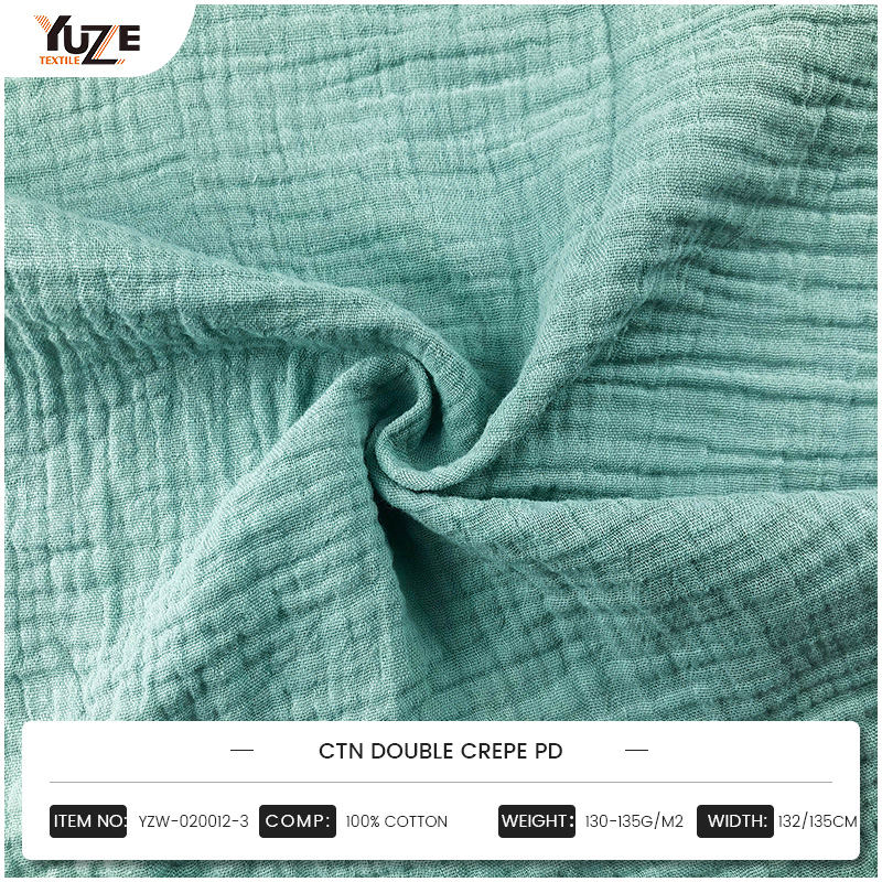 Hur balanserar YZW-020012-3 Double Crepe PD Fabric Comfort Comfort Experience och visuell prestanda?