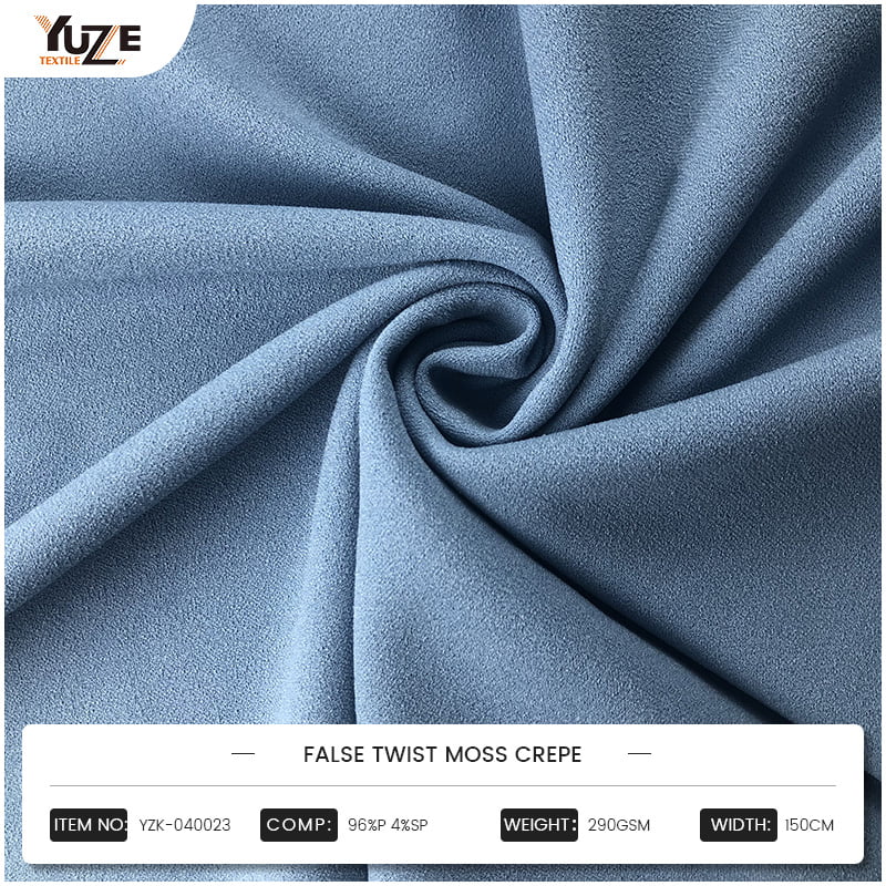 Teknisk elegans i textilier: Vad gör Moss Crepe Fabric till det främsta valet för avancerad modedesign?